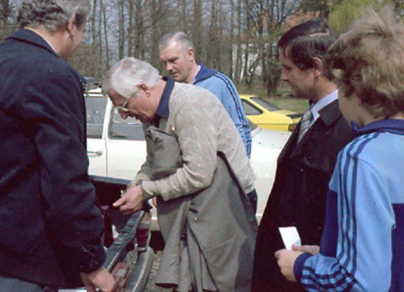 Jupp Derwall bei der Eintracht Bamberg, 23.4.1983